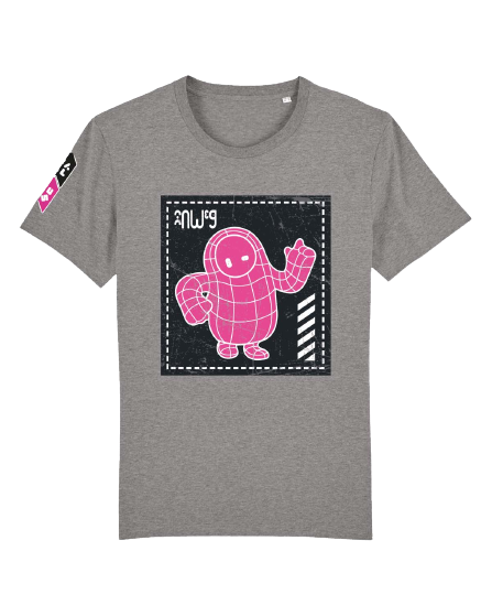 Fall Guys T-Shirt "Pink Grid Guy"